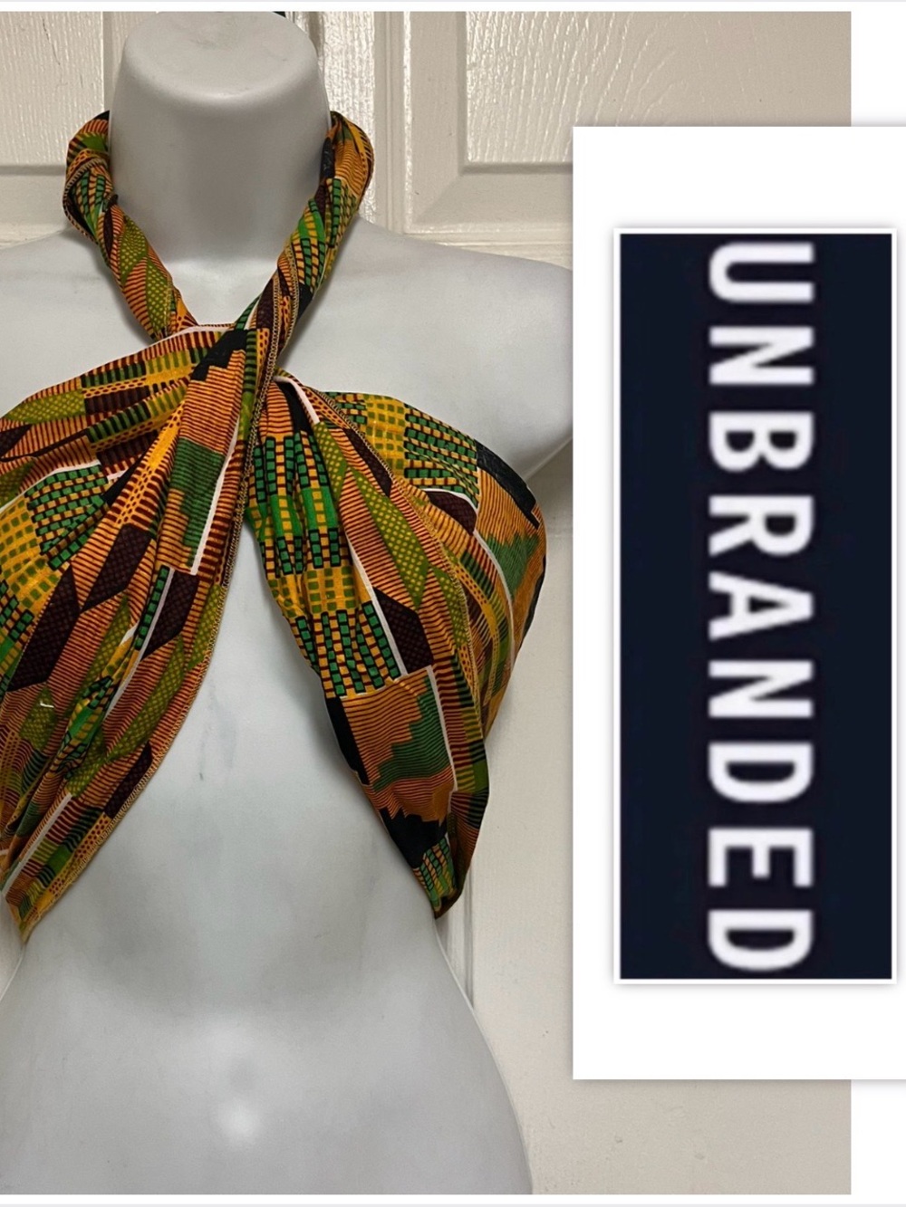 UNBRANDED Kente Cloth Print Shawl
